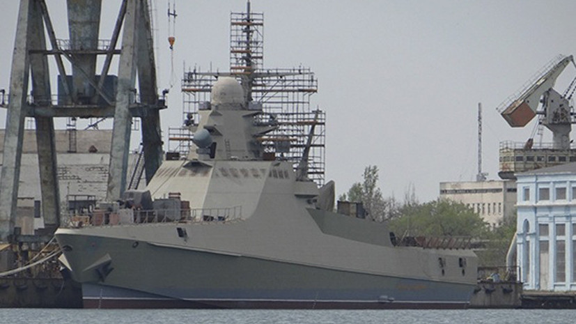 На ЧФ завершили формирование экипажа новейшего патрульного корабля «Павел Державин»
