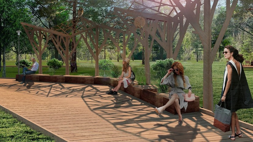 В московском парке «Филатов луг» создадут экотропу с зонами отдыха