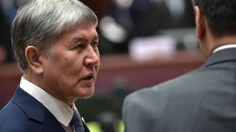В Киргизии проводят операцию по задержанию экс-президента Атамбаева