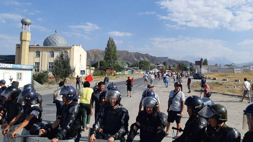 МВД Киргизии устанавливает личности организаторов беспорядков