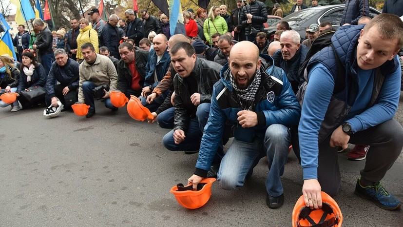 Украинские шахтёры намерены 25 августа устроить в Киеве акцию протеста