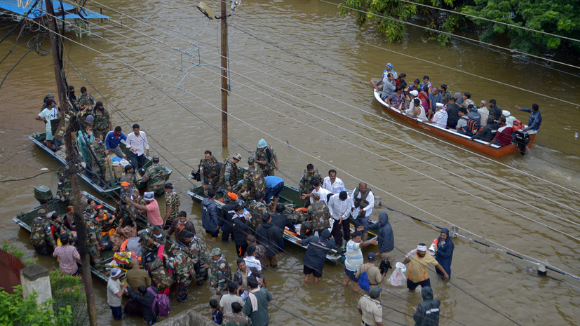 Посольство: россияне не пострадали при наводнении в Индии
