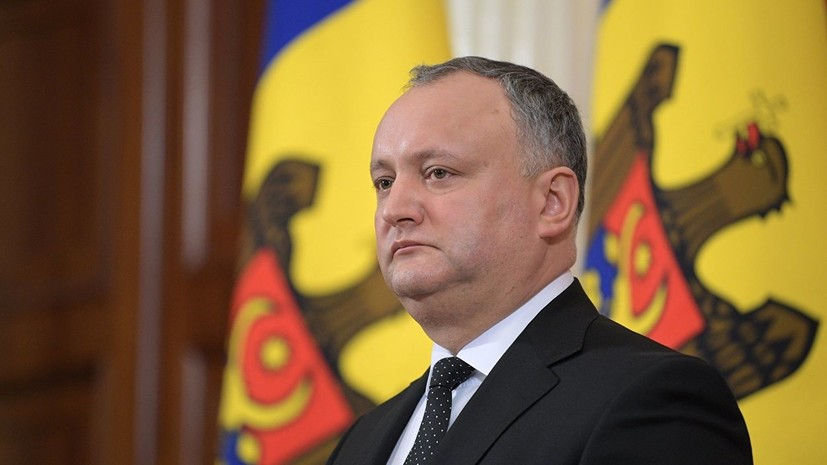 Додон рассказал о намерении Молдавии восстановить отношения с Россией