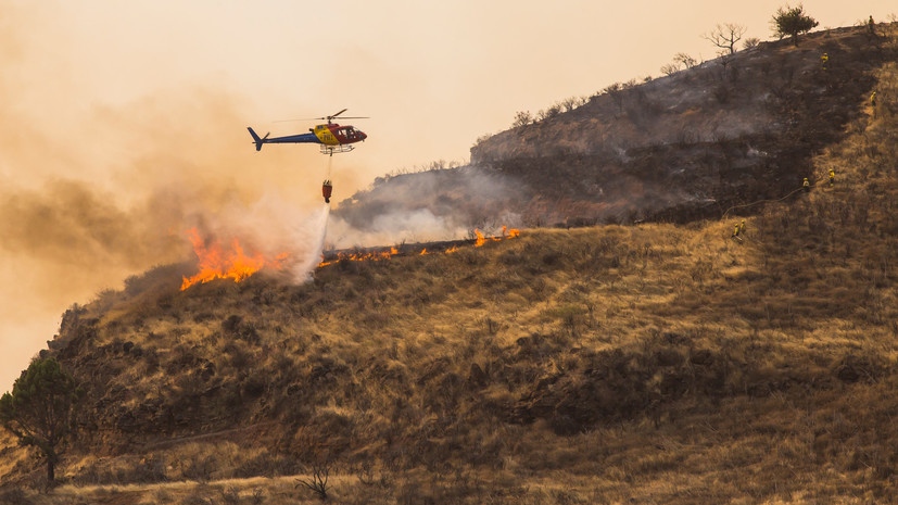На Канарах эвакуированы жители 40 поселений из-за природных пожаров