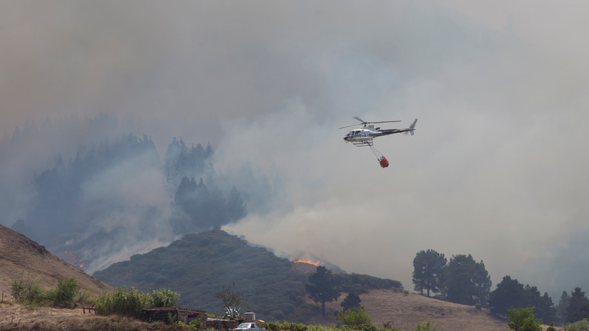Россияне не обращались в посольство в связи с пожаром на Канарах