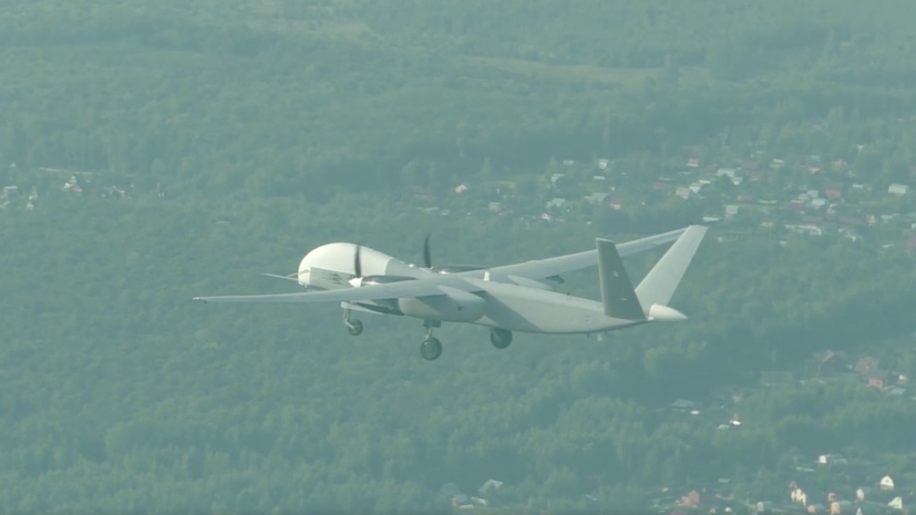 Минобороны опубликовало видео первого полёта беспилотника «Альтиус-У»