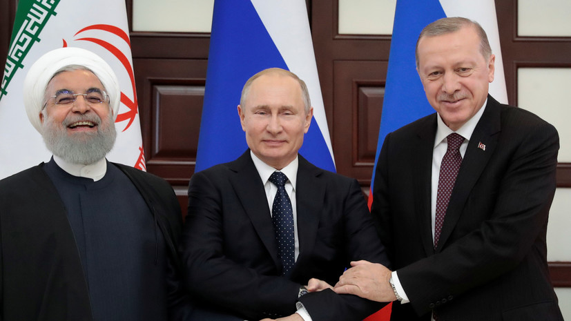 Представитель Эрдогана назвал дату саммита России, Ирана и Турции