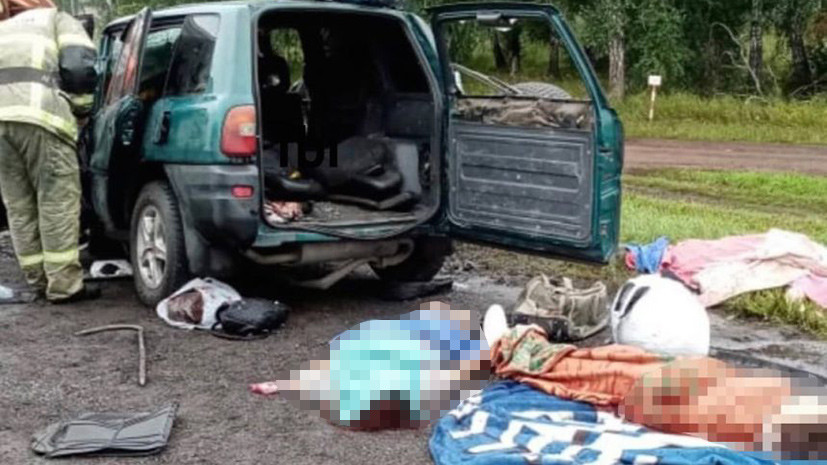 В Кемеровской области в результате ДТП погибли три человека