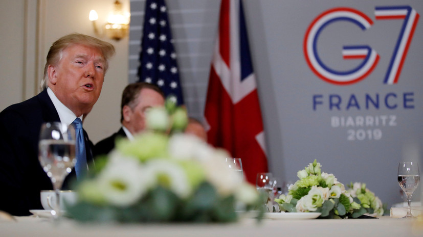 Трамп опроверг сообщения о напряжённых отношениях с лидерами G7