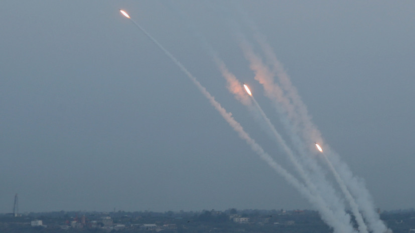 Армия Израиля сообщила о пуске трёх ракет из сектора Газа