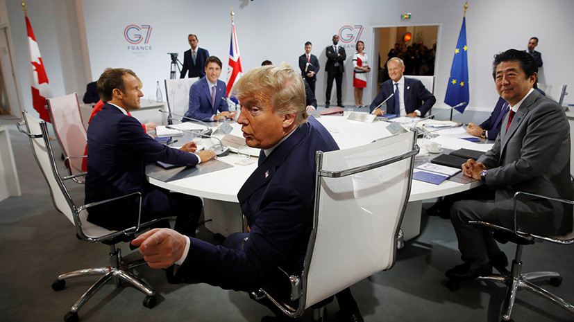 «Серьёзные разногласия в самом формате»: лидеры «семёрки» разошлись во мнениях по поводу возвращения России в G8