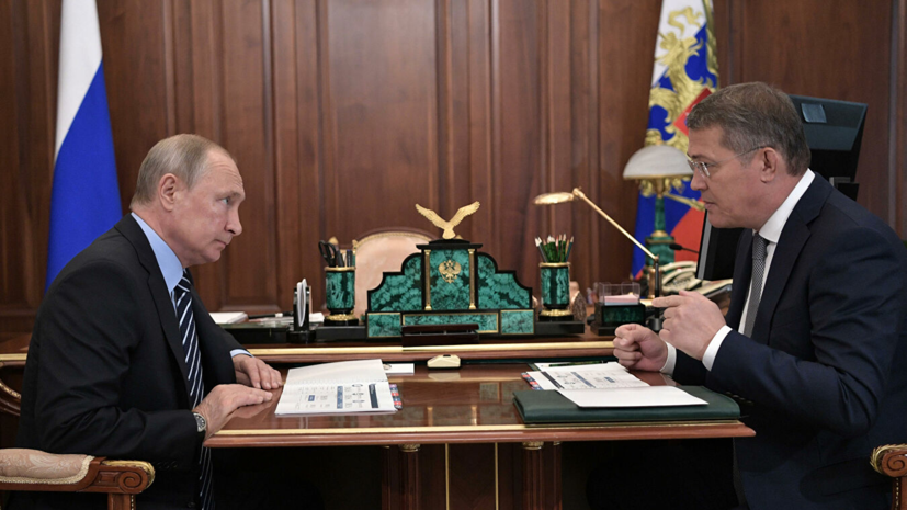 Путин поправил слова врио главы Башкирии о продуктовом эмбарго России