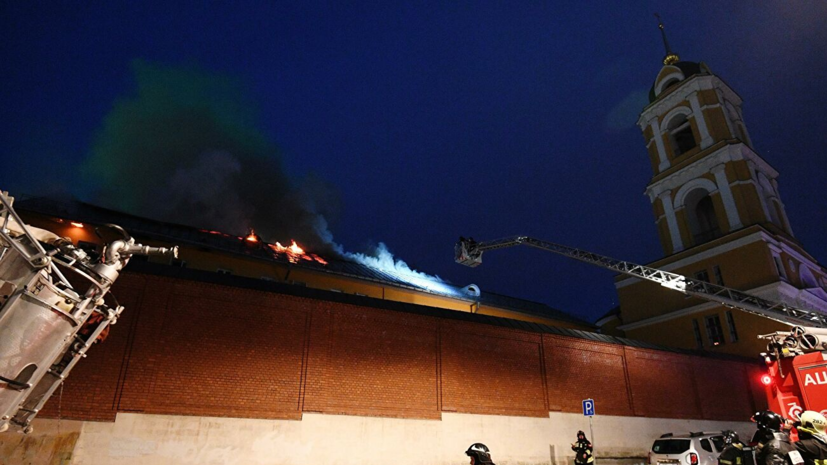 Пожар в Рождественском монастыре в Москве ликвидировали