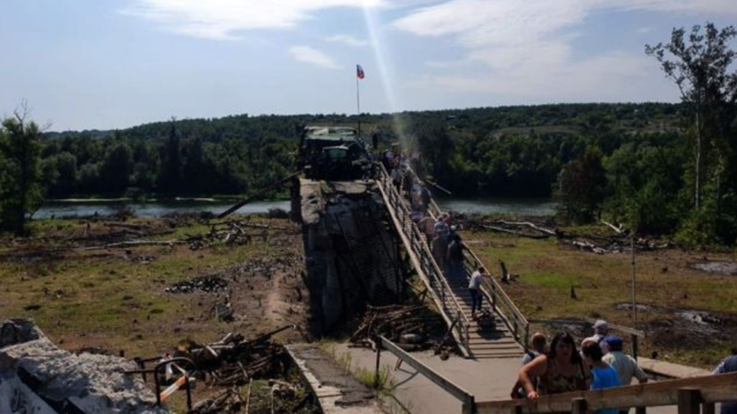 В ЛНР предложили представителям Киева обсудить ремонт моста в Донбассе