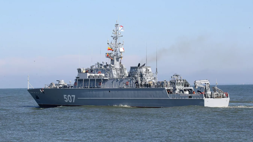 На Балтийской военно-морской базе прошли учения по противоминным действиям