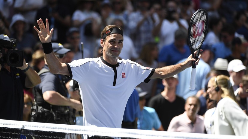 Швейцарский теннисист Федерер пробился в 1/8 финала US Open