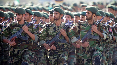 Бойцы Корпуса стражей Исламской революции (КСИР)
