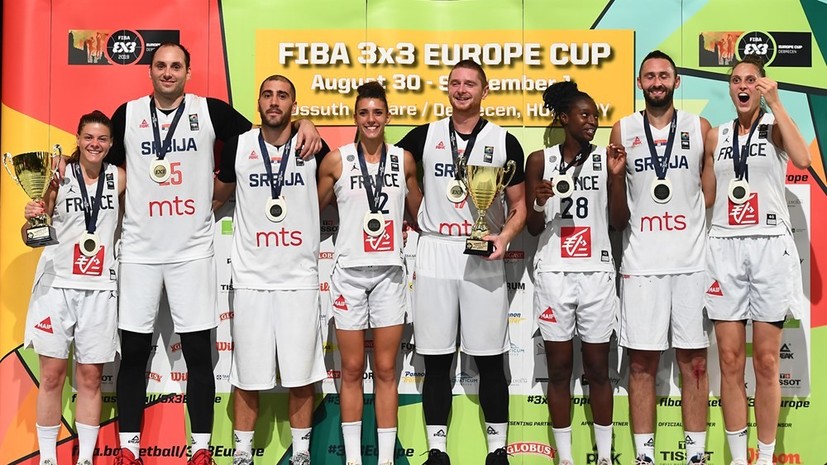 Сборная Сербии стала победителем Кубка Европы по баскетболу 3×3