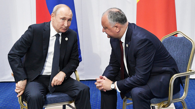 «Выстраивание добрососедских отношений»: какие вопросы обсудят Владимир Путин и Игорь Додон в Москве