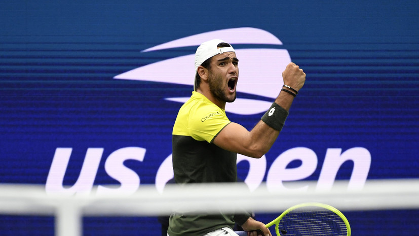 Итальянский теннисист Берреттини обыграл Монфиса в 1/4 финала US Open