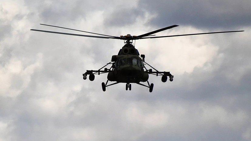 СМИ сообщили о крушении вертолёта Ми-8 в Саратовской области