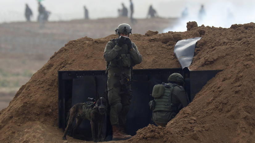 Израиль нанёс удар по запустившим беспилотник из сектора Газа