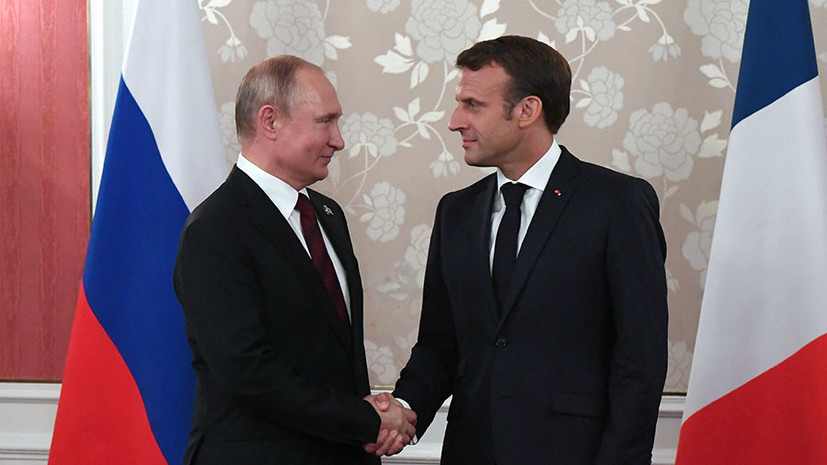 «Тщательная подготовка повестки»: Путин и Макрон обсудили работу в нормандском формате