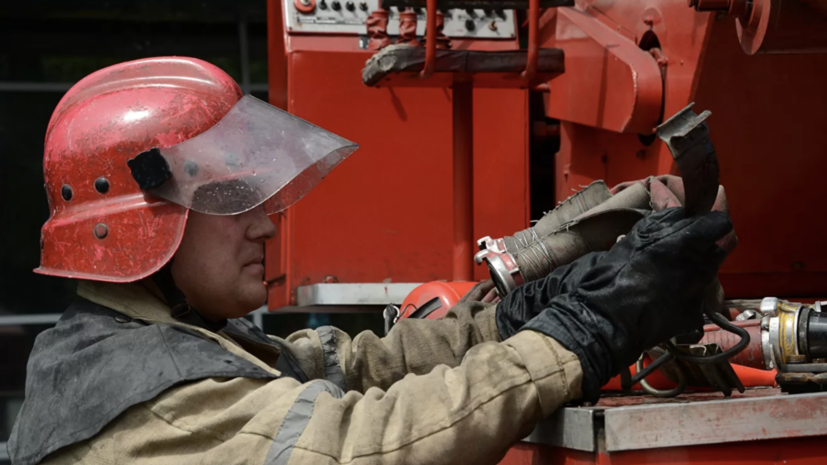 В Нижегородской области произошёл крупный пожар на складе ГСМ