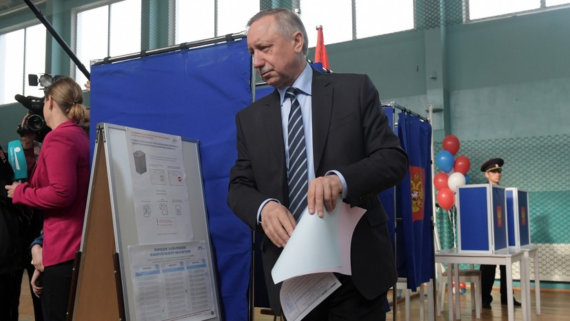Горизбирком утвердил победу Беглова на выборах губернатора Петербурга