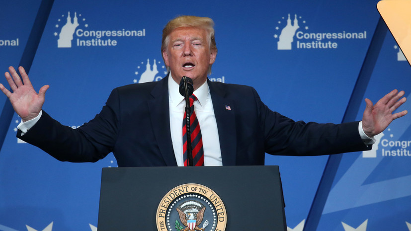 Трамп объяснил, почему он выглядит оранжевым