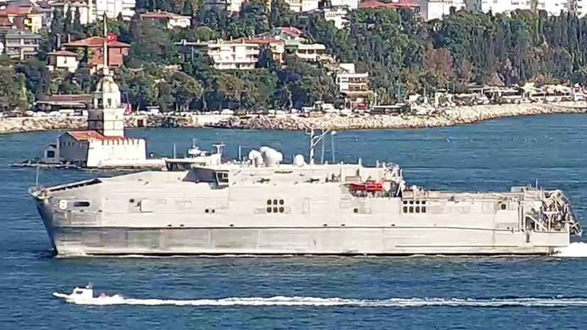 Черноморский флот взял на сопровождение судно Yuma ВМС США