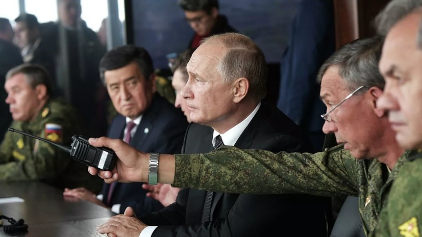 Путин остался доволен учениями «Центр-2019»