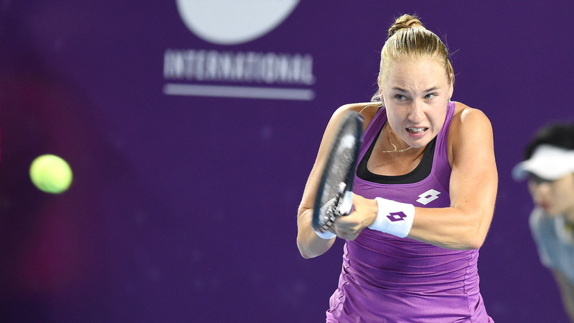 Блинкова проиграла Кенин в полуфинале турнира WTA в Гуанчжоу