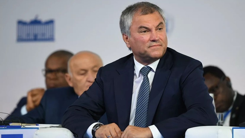 Володин встретился с главой Великого национального собрания Турции