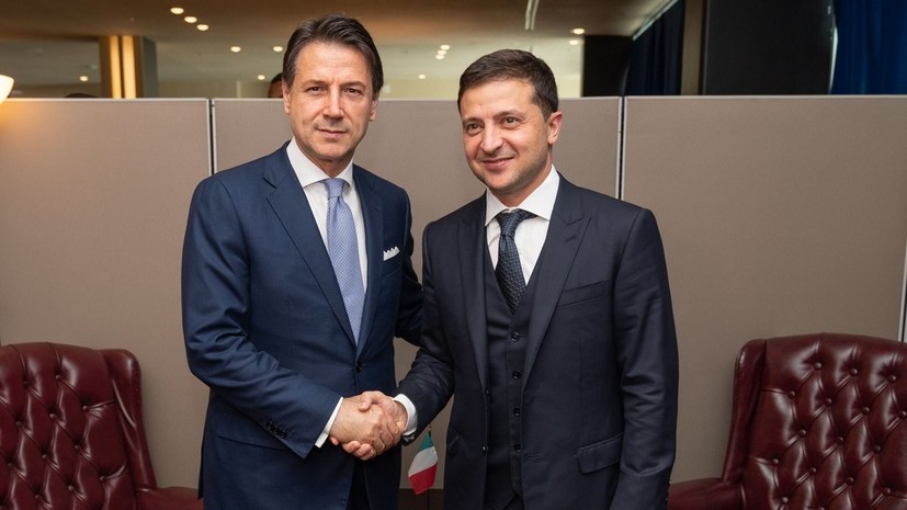 Зеленский встретился с премьером Италии на полях ГА ООН