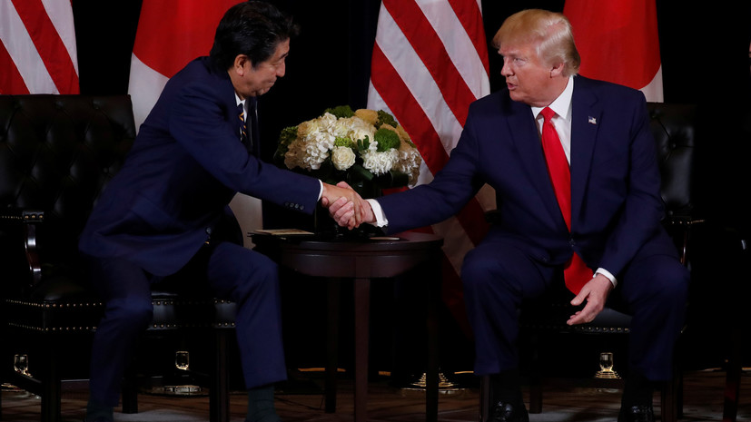 Трамп и Абэ подписали торговое соглашение