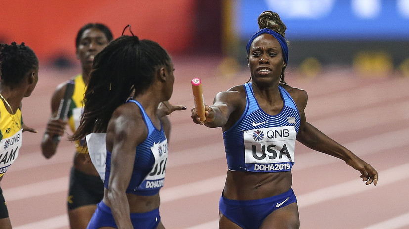 Сборная США установила мировой рекорд в смешанной эстафете 4 × 400 м на ЧМ