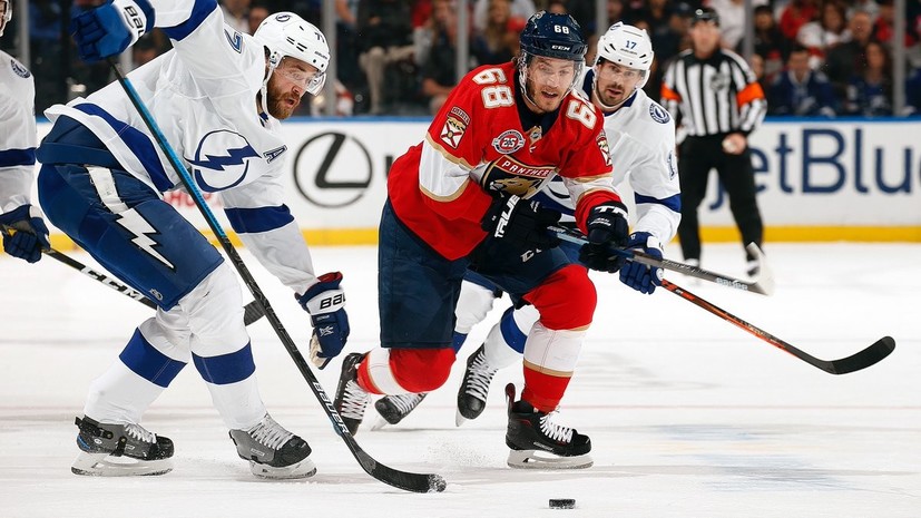 «Флорида» по буллитам обыграла «Тампу» в предсезонном матче НХЛ