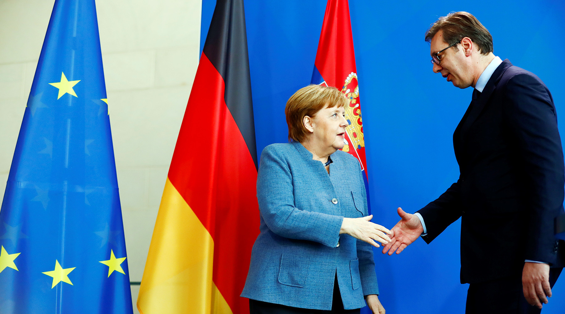 Вопросы безопасности в европе. Вучич и Меркель. Ангела Меркель и Вучич.