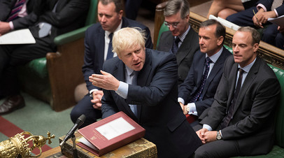 Борис Джонсон в парламенте