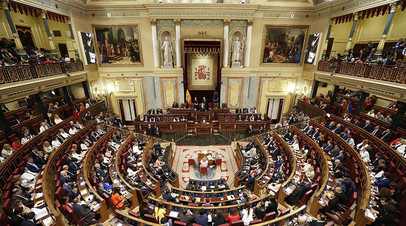 Сессия испанского парламента