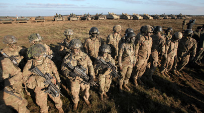 Солдаты армии США во время учений в Польше