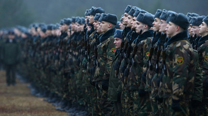 Военнослужащие армии Белоруссии