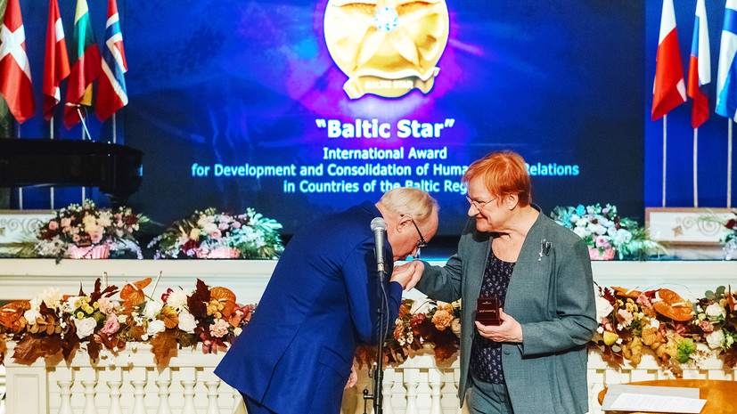 В Петербурге прошла церемония вручения премии «Балтийская звезда»