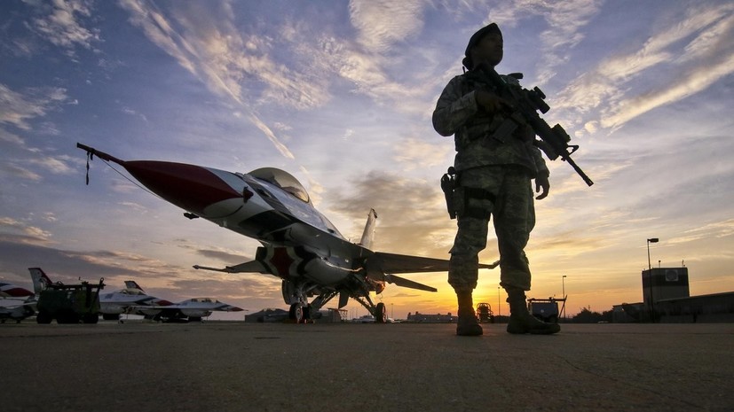 Разбившийся в Германии истребитель F-16 принадлежит ВВС США