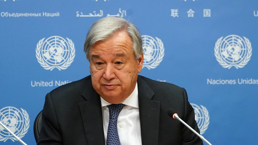 Гутерреш обеспокоен операцией Турции на севере Сирии