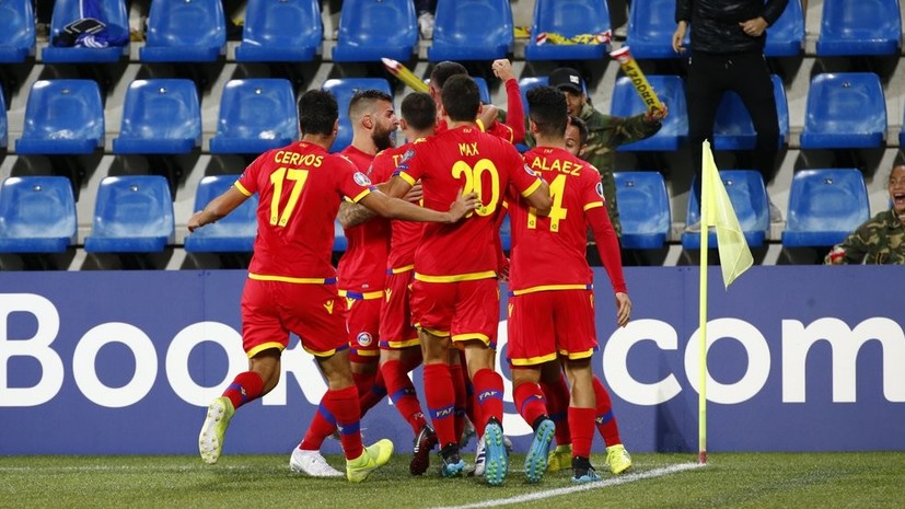 Сборная Андорры по футболу впервые в истории не проиграла в матче отбора на ЧЕ