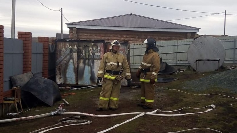 В Башкирии при пожаре погибли три человека