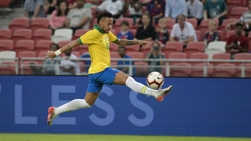 Неймар получил травму в контрольном матче сборной Бразилии