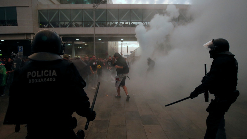 Более 130 человек пострадали при протестах в Каталонии